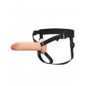 Полый страпон на ремнях 8’’ Hollow Silicone Strap-on - Pipedream - купить с доставкой в Новом Уренгое