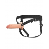 Полый страпон на ремнях 6’’ Hollow Silicone Strap-on - Pipedream - купить с доставкой в Новом Уренгое