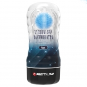 Прозрачный текстурированный мастурбатор Vacuum Cup Masturbator Planet - Baile - в Новом Уренгое купить с доставкой