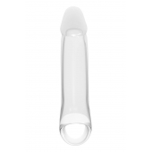 Прозрачная насадка-удлинитель 6.6’’ Extender With Ball Strap - 17,3 см. - Dream Toys - в Новом Уренгое купить с доставкой