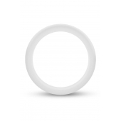 Белое люминесцентное эрекционное кольцо Silicone Glo Cock Ring - Blush Novelties - в Новом Уренгое купить с доставкой