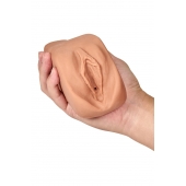 Маструбатор-вагина с вибрацией Soft   Wet Renata Realistic Tan Masturbator - Blush Novelties - в Новом Уренгое купить с доставкой