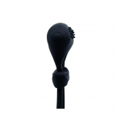 Чёрное лассо на пенис с вибрацией - Baile - в Новом Уренгое купить с доставкой