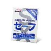 Презерватив Sagami Xtreme Ultrasafe с двойным количеством смазки - 1 шт. - Sagami - купить с доставкой в Новом Уренгое