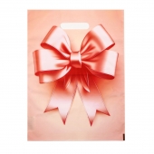 Пакет с принтом в виде банта с вырубной ручкой (30х40 см) - Сима-Ленд - купить с доставкой в Новом Уренгое