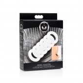 Комплект из 6 прозрачных эрекционных колец Ring Master Custom Ball Stretcher Kit - XR Brands - в Новом Уренгое купить с доставкой
