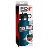 Смуглый мастурбатор-вагина в синей колбе F*ck Flask - Pipedream - в Новом Уренгое купить с доставкой