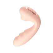 Нежно-розовый вибратор Tara с вакуумной стимуляцией и управлением через приложение - BeYourLover купить в Новом Уренгое с доставкой в Orgasmix.ru Нежно-розовый вибратор Tara с вакуумной стимуляцией и управлением через приложение - BeYourLover