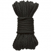Черная верёвка для связывания и фиксации Bind Tie - 9,14 м. - Doc Johnson - купить с доставкой в Новом Уренгое