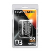 Прозрачная насадка с шипами и шишечками STAY HARD COCK SLEEVE 03 CLEAR - Blush Novelties - в Новом Уренгое купить с доставкой