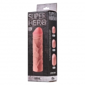 Фаллоудлинитель SUPER HERO Dewil - 17,5 см. - Lola Games - в Новом Уренгое купить с доставкой