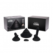 Конусный вибромассажер Cowgirl Cone с 2 насадками - CowGirl - купить с доставкой в Новом Уренгое