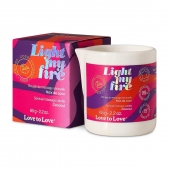Массажная свеча Light My Fire Coconut с ароматом кокоса - 65 гр. - Love to Love - купить с доставкой в Новом Уренгое
