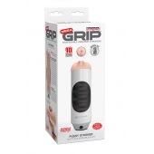 Мастурбатор-вагина Extreme Toyz Mega Grip Vibrating Stroker Mouth - Pipedream - в Новом Уренгое купить с доставкой