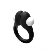 Черное эрекционное кольцо Zippy Vibrating Ring With Bullet - Adrien Lastic - в Новом Уренгое купить с доставкой