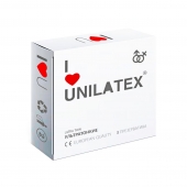 Ультратонкие презервативы Unilatex Ultra Thin - 3 шт. - Unilatex - купить с доставкой в Новом Уренгое