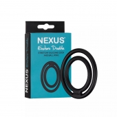 Черное двойное эрекционное кольцо Nexus Enduro Double - Nexus Range - в Новом Уренгое купить с доставкой