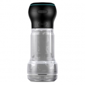 Набор PowerBlow   Feel Pocket Stroker Crystal: мастурбатор и интерактивная насадка - Kiiroo - в Новом Уренгое купить с доставкой