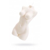 Белая интерьерная свеча в форме женского торса - 850 гр. - Pecado - купить с доставкой в Новом Уренгое