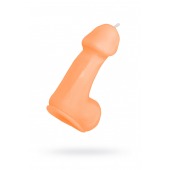 Оранжевая свеча в форме пениса - 47 гр. - Pecado - купить с доставкой в Новом Уренгое