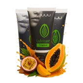 Набор из 3 съедобных лубрикантов JUJU со вкусом тропических фруктов - JuJu - купить с доставкой в Новом Уренгое