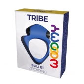 Синее эрекционное кольцо Wooomy Tribeс с вибрацией - Adrien Lastic - в Новом Уренгое купить с доставкой