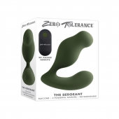 Вибромассажер простаты The Sergeant цвета хаки - Zero Tolerance - в Новом Уренгое купить с доставкой