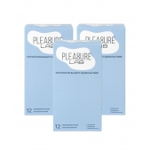 Набор из 3 упаковок ультратонких презервативов Pleasure Lab (по 12 шт.) - Pleasure Lab - купить с доставкой в Новом Уренгое Набор из 3 упаковок ультратонких презервативов Pleasure Lab (по 12 шт.) - Pleasure Lab - купить с доставкой в Новом Уренгое