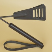 Черный кожаный стек «Сириус» - 60 см. - Sitabella - купить с доставкой в Новом Уренгое