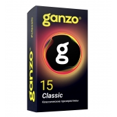 Классические презервативы с обильной смазкой Ganzo Classic - 15 шт. - Ganzo - купить с доставкой в Новом Уренгое Классические презервативы с обильной смазкой Ganzo Classic - 15 шт. - Ganzo - купить с доставкой в Новом Уренгое