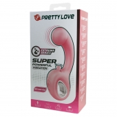 Розовый вибратор для точки G с подвижным язычком Erynnyes - 15,4 см. - Baile купить в Новом Уренгое с доставкой в Orgasmix.ru Розовый вибратор для точки G с подвижным язычком Erynnyes - 15,4 см. - Baile