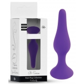 Фиолетовая анальная втулка Silcone Purple Plug Small - 10 см. - Boys of Toys в Новом Уренгое Фиолетовая анальная втулка Silcone Purple Plug Small - 10 см. - Boys of Toys