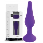 Фиолетовая анальная втулка Silcone Purple Plug Large - 12,5 см. - Boys of Toys в Новом Уренгое Фиолетовая анальная втулка Silcone Purple Plug Large - 12,5 см. - Boys of Toys