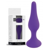 Фиолетовая анальная втулка Silcone Purple Plug Extra Large - 15,5 см. - Boys of Toys в Новом Уренгое Фиолетовая анальная втулка Silcone Purple Plug Extra Large - 15,5 см. - Boys of Toys