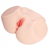 Мастурбатор-полуторс с двойным слоем материала и вибрацией Jenny Onahole Real Vagina - KOKOS - в Новом Уренгое купить с доставкой