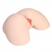 Мастурбатор-полуторс с двойным слоем материала и вибрацией Jenny Onahole Real Hips - KOKOS - в Новом Уренгое купить с доставкой