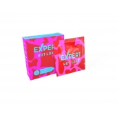Презервативы с разогревающим эффектом Expert Hot Love - 3 шт. - Expert - купить с доставкой в Новом Уренгое