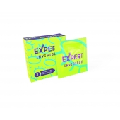 Ультратонкие презервативы Expert Invisible - 3 шт. - Expert - купить с доставкой в Новом Уренгое