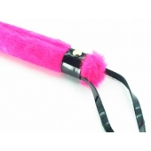 Нежная плеть с розовым мехом BDSM Light - 43 см. - БДСМ Арсенал - купить с доставкой в Новом Уренгое