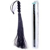 Черная силиконовая плеть - 37 см. - Boys of Toys - купить с доставкой в Новом Уренгое