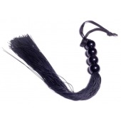 Черная силиконовая плеть - 37 см. - Boys of Toys - купить с доставкой в Новом Уренгое