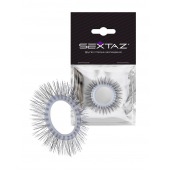 Круглое эрекционное кольцо с «ресничками» - Sextaz - в Новом Уренгое купить с доставкой