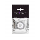 Эластичное эрекционное кольцо с длинными черными «ресничками» - Sextaz - в Новом Уренгое купить с доставкой