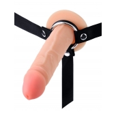 Мужской полый страпон на регулируемых ремнях - 18,5 см. - Sex Expert - купить с доставкой в Новом Уренгое