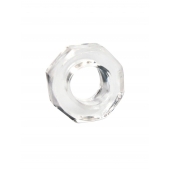 Прозрачное эрекционное кольцо в форме гайки - Sex Expert - в Новом Уренгое купить с доставкой