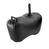 Черное надувное кресло с платформой для фиксации дилдо Body Dock Inflatable Love Seat - Pipedream - купить с доставкой в Новом Уренгое