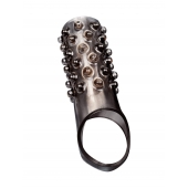 Дымчатая насадка на пенис с выпуклостями - 12 см. - Sex Expert - в Новом Уренгое купить с доставкой