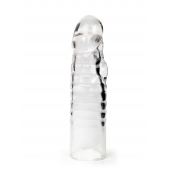 Прозрачная закрытая насадка на член - 15 см. - Sex Expert - в Новом Уренгое купить с доставкой