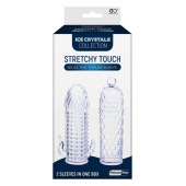 Набор из 2 прозрачных насадок на член Seductive Tickler Sleeves Set - NMC - в Новом Уренгое купить с доставкой