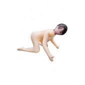 Телесная надувная секс-кукла в позиции догги-стайл - NMC - в Новом Уренгое купить с доставкой